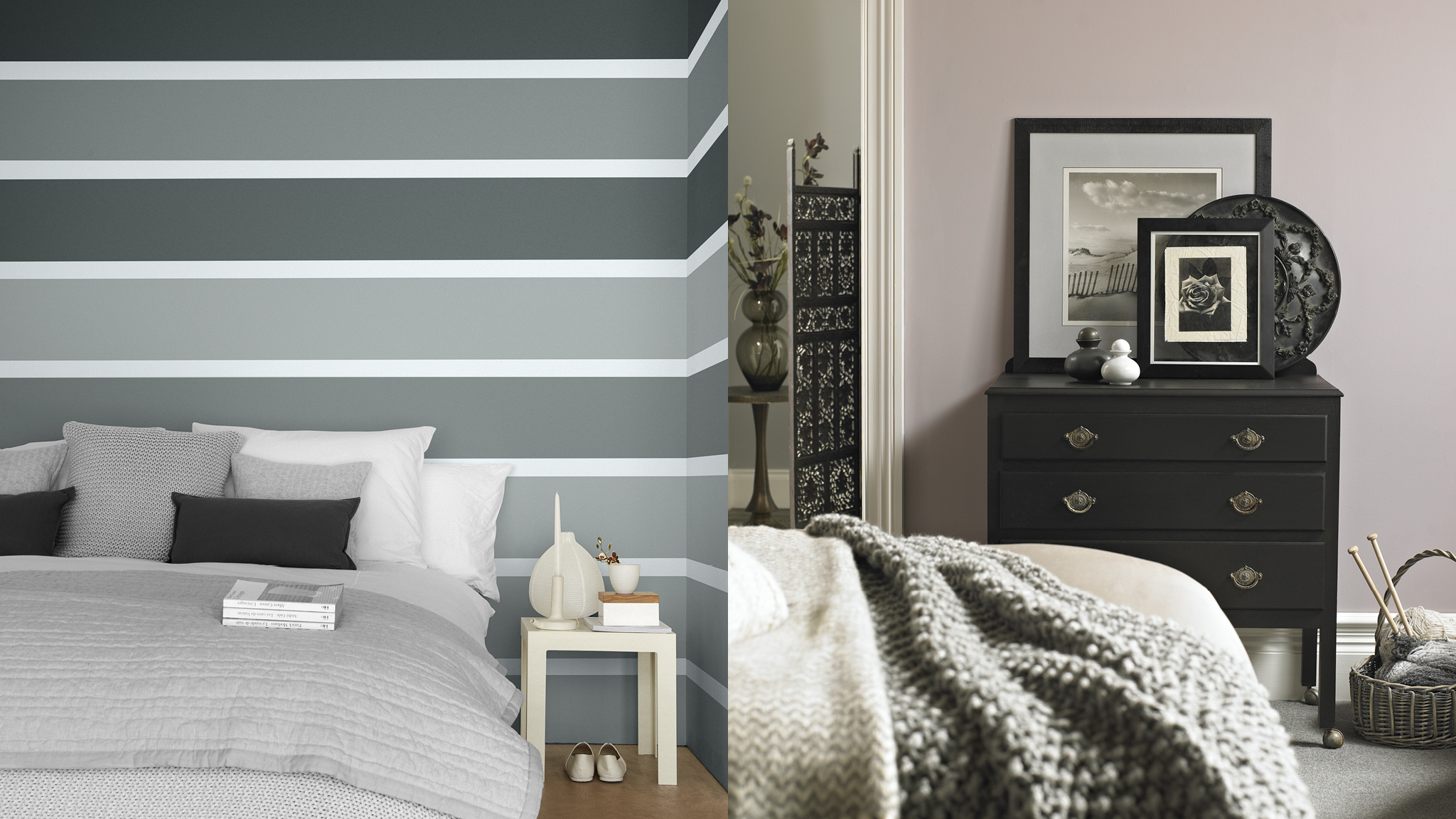A sophisticated, modern bedroom Бледные серебристые тона элегантны и солидны и могут быть дополнены аксессуарами практически любых цветов.