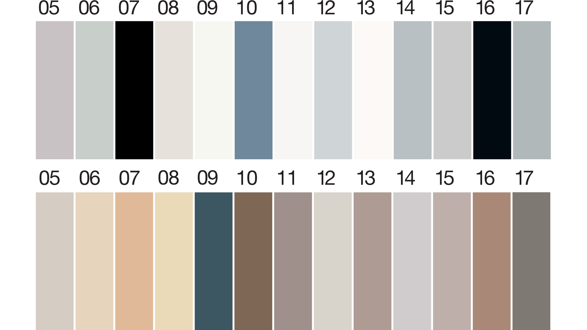 CF17 colours past 6A CF17 colours past 6A