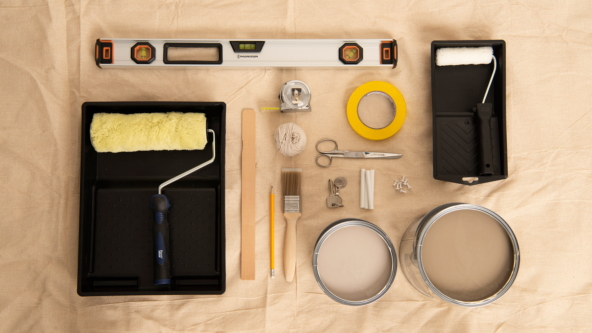 Värvimisvahendid, sealhulgas rullid ja värv Dulux_CF21_how-to_arch_tools_Global_2